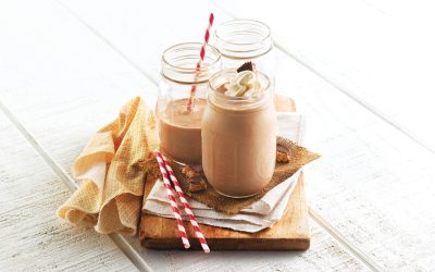 Erdnussbutter-Schokoladen-Milchshake