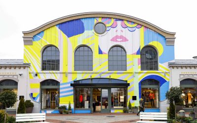 Farbenfrohe Kunst-Kooperation im Shopping-Eldorado Ingolstadt Village