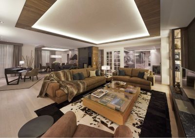Wohnzimmer im Luxus Hotel