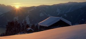 Sonnenaufgang Schnee Panorama